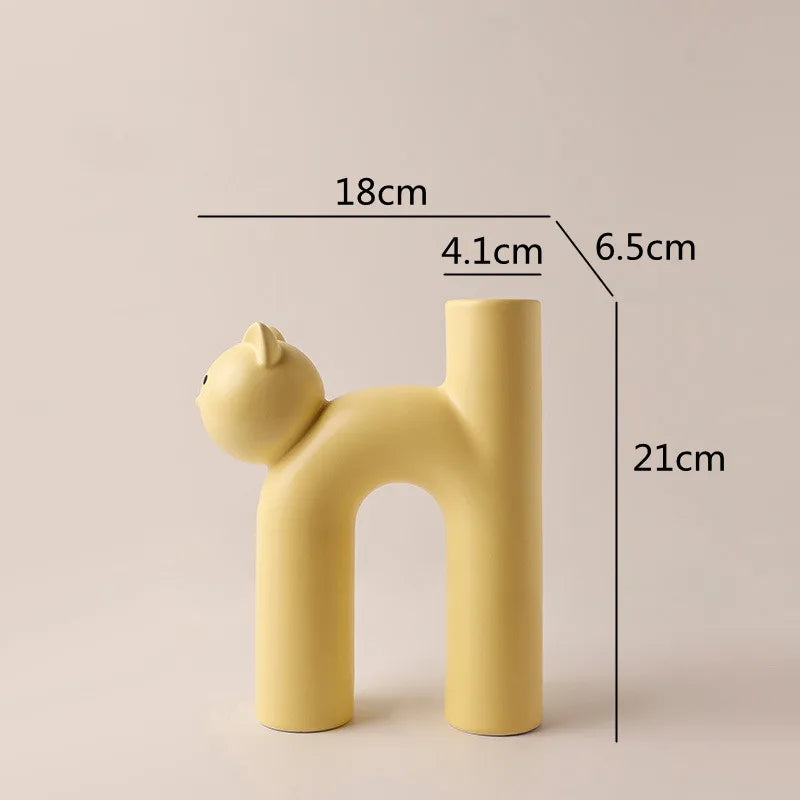 Small Cute H-shaped Floral Vase - Halri