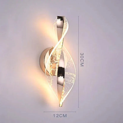 Stylish LED Wall Lamp with Color Changing Light