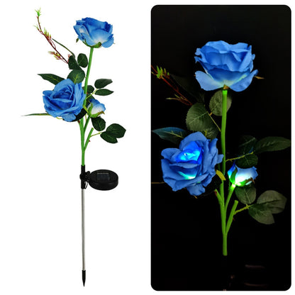 Outdoor LED Garden Rose Lamp