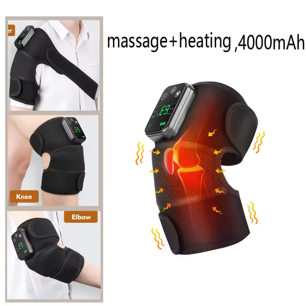 Relaxing Heat Vibration Massage Therapy Device - Halri