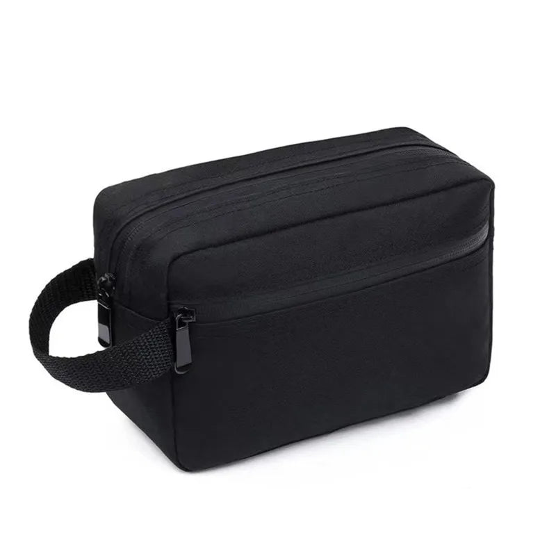 Waterproof Travel Toiletry Bag with Leather Strap