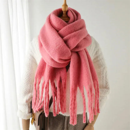 Cozy Solid Color Halri Throw Blanket