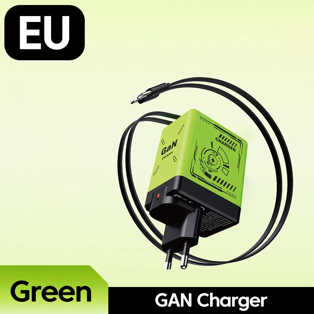 Quick 120W Portable Retractable Charger