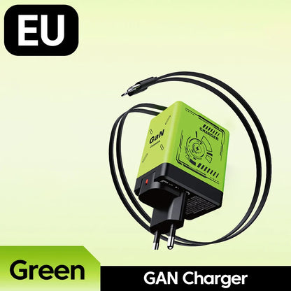 Quick 120W Portable Retractable Charger
