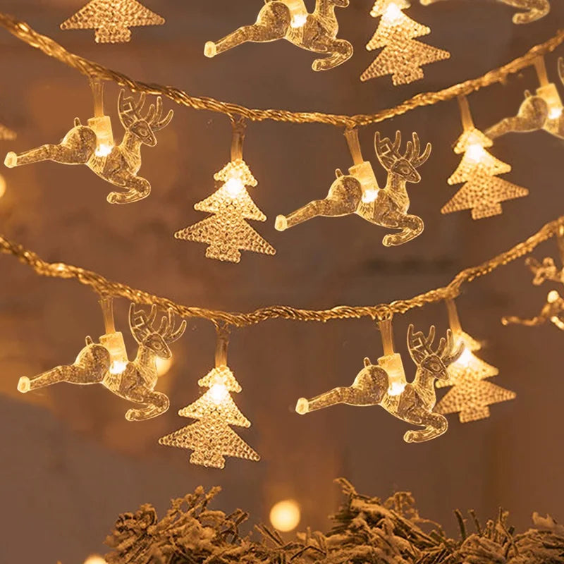 Colorful LED Fairy String Lights for Christmas Tree