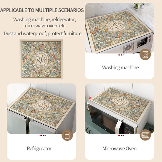 Vintage Flower Washing Machine Protector Mat - Halri