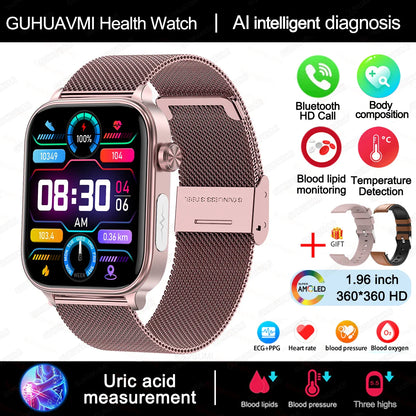 Stylish Fitness Watch with HD Screen – Pulse Monitor