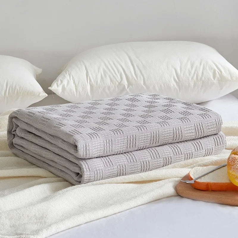 Soft Cotton Throw Blanket