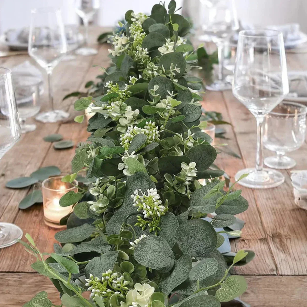 Fresh Eucalyptus Artificial Garland Set 2 Pack - Halri
