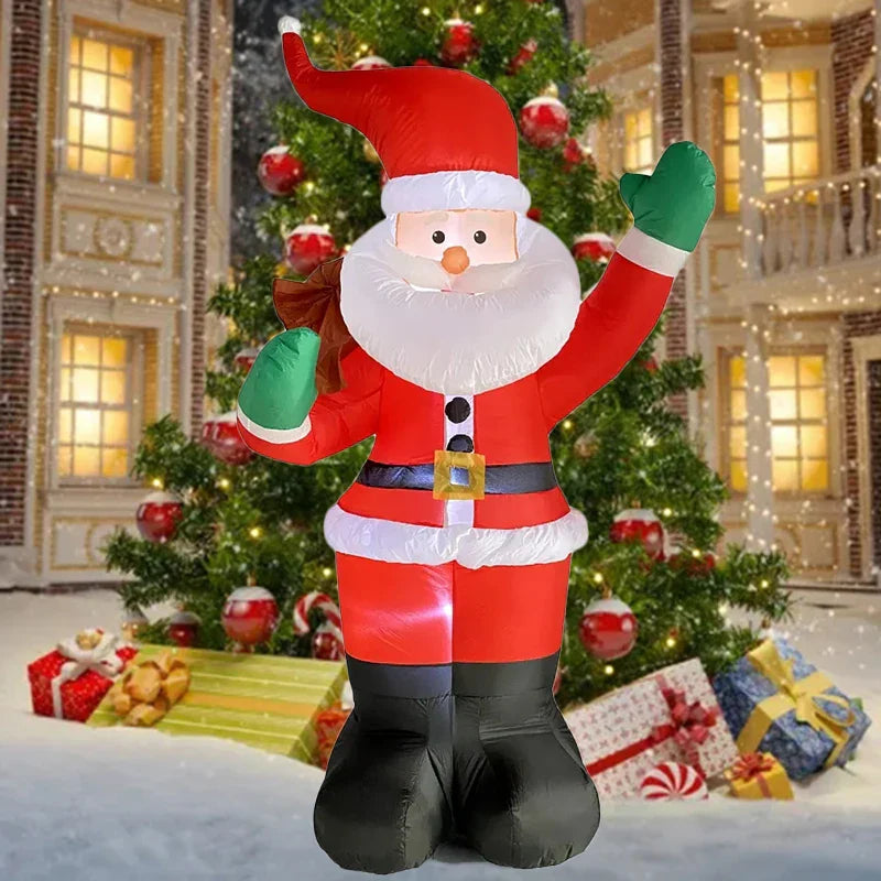 Giant LED Santa Outdoor Christmas Decor