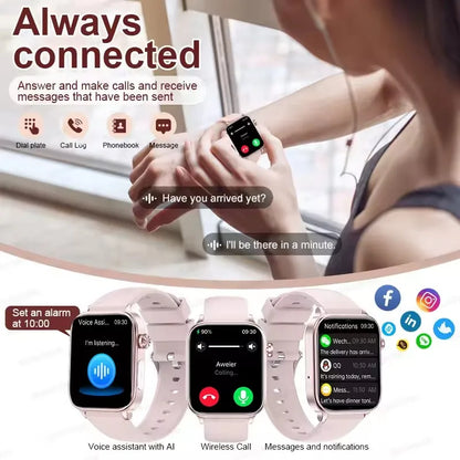 Stylish Fitness Watch with HD Screen – Pulse Monitor