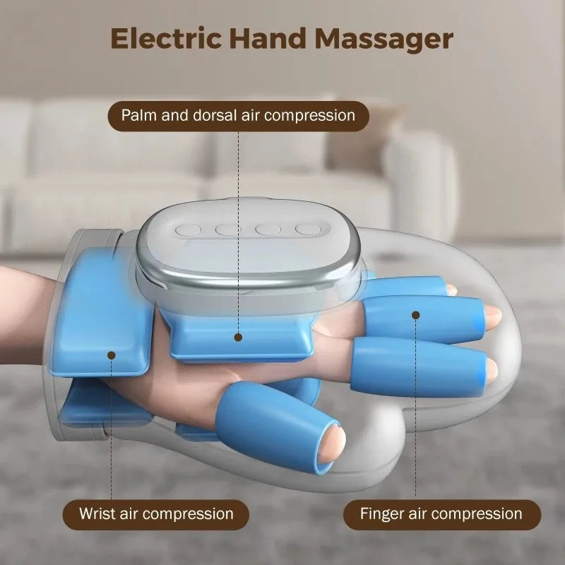 Warm Rechargeable Hand Massager for Circulation Relief