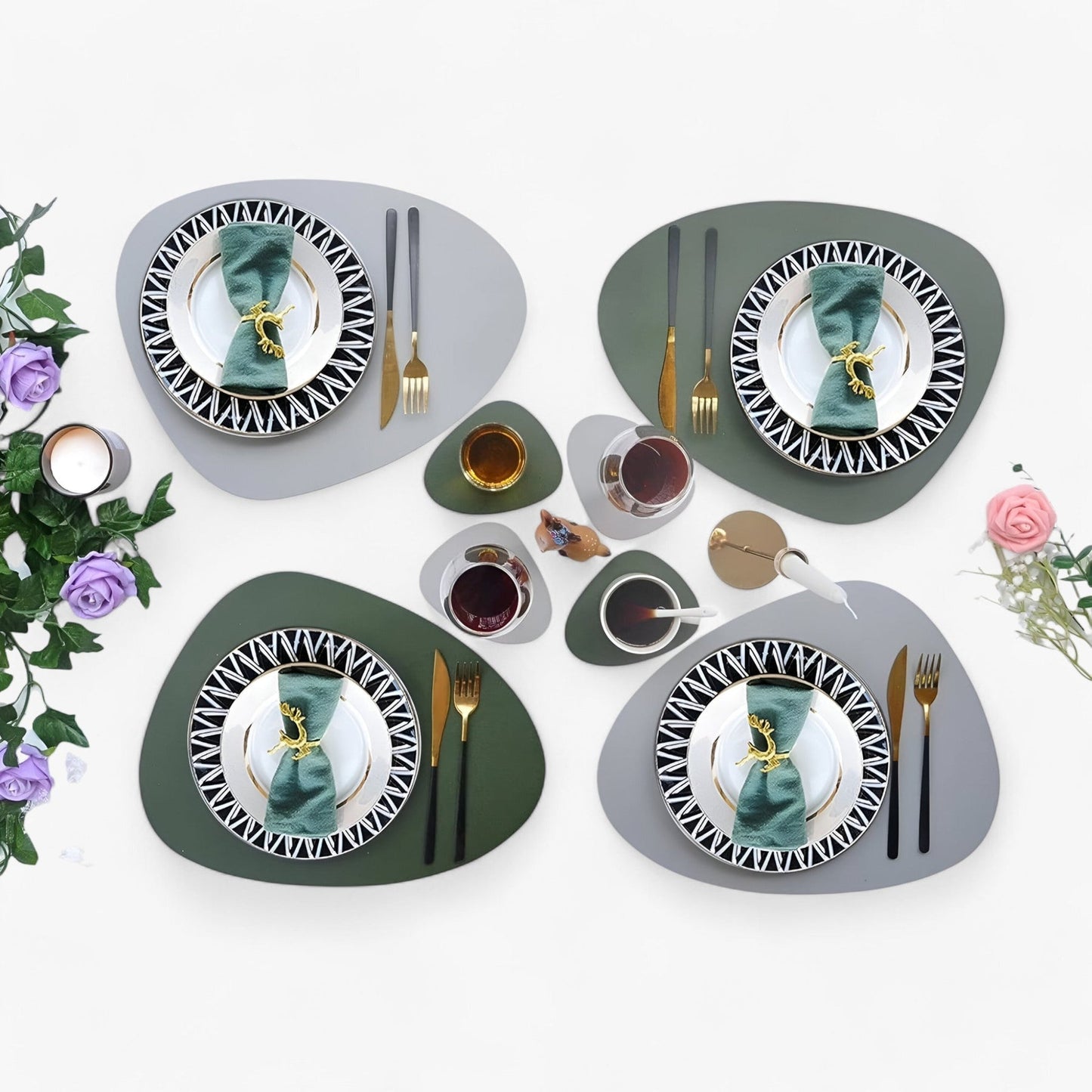 Durable Spill Proof Round Table Mat
