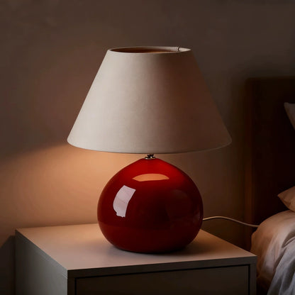 Classic Brown Wooden Table Lamp