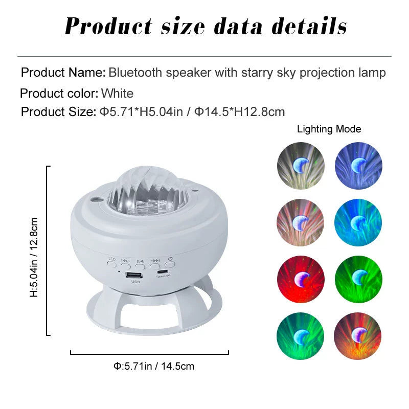 Colorful Night Sky LED Mood Lamp - Halri