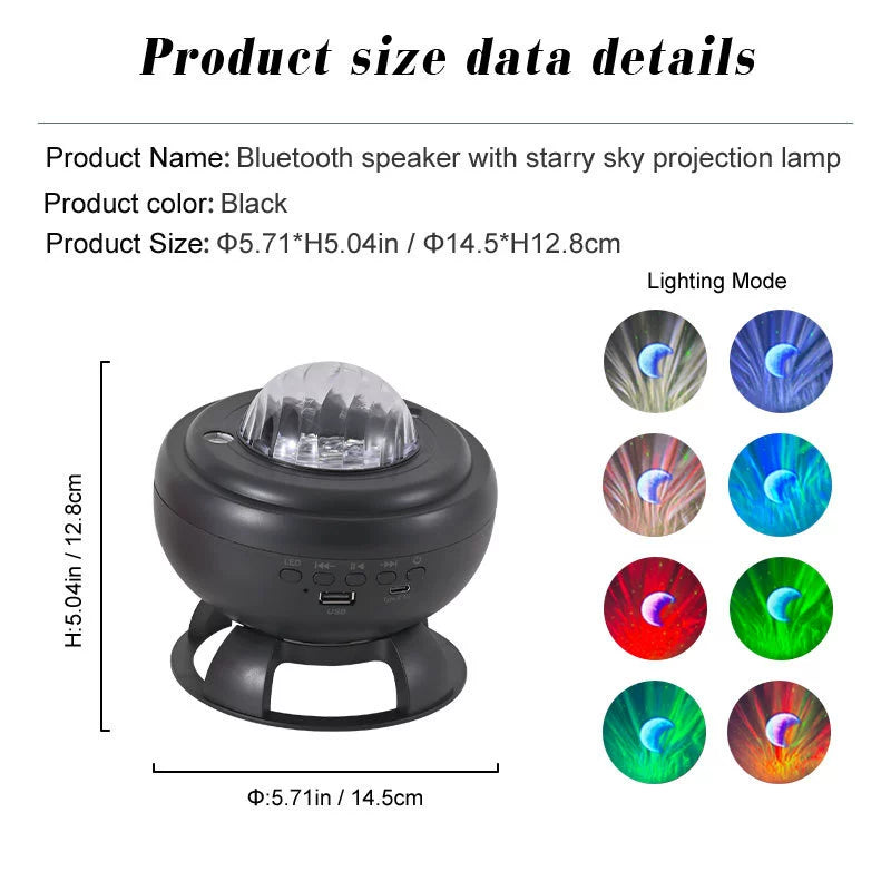 Colorful Night Sky LED Mood Lamp