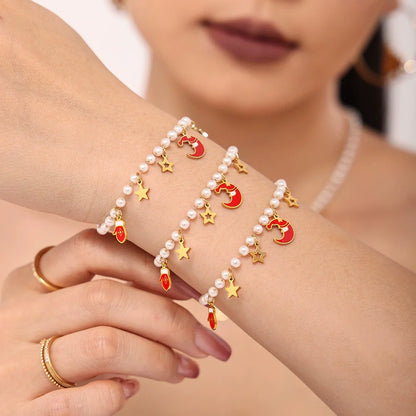 Pretty Holiday Pearl Jewelry Set