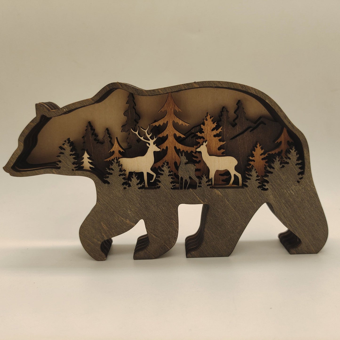 Rustic Forest Animal Holiday Ornament