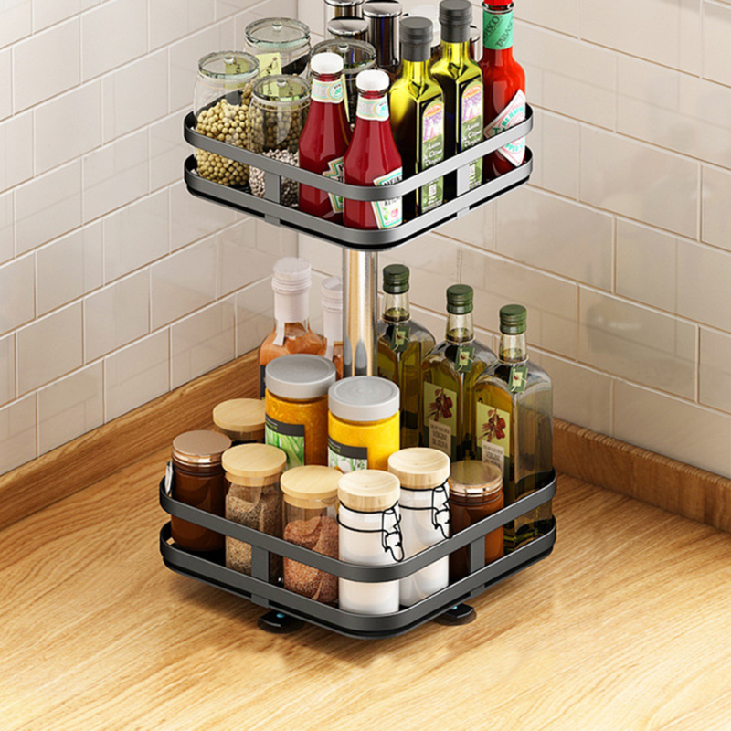 Adjustable 360° Swivel Storage Shelf Organizer - Halri