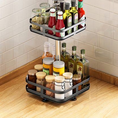 Adjustable 360° Swivel Storage Shelf Organizer - Halri