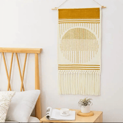 Stylish Geometric Pattern Wall Rug