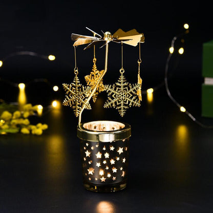 Rotating Metal Candle Lanterns