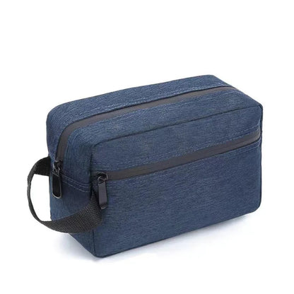 Waterproof Travel Toiletry Bag with Leather Strap