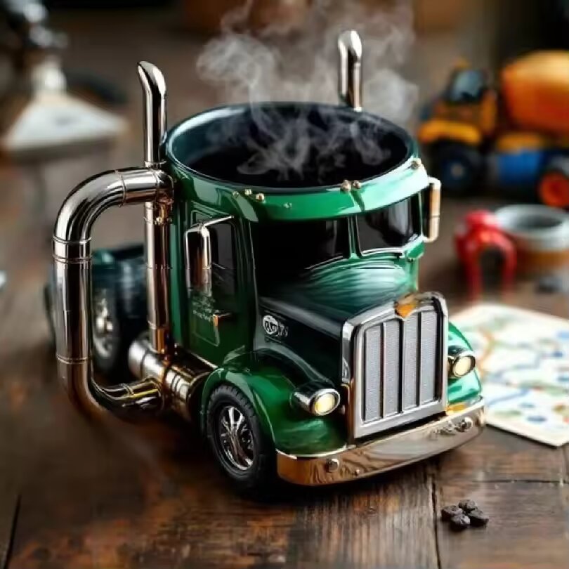 Retro Coffee Truck Driver Mug