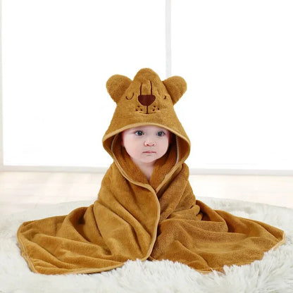 Adorable Kids Hooded Bath Towel