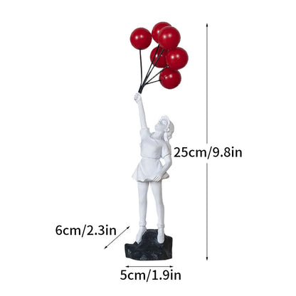 Banksy Figurines | Pop Art Decor | Modern Home Accents