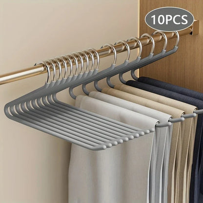 Sturdy Metal Pant Hangers with Rust-Resistant Coating
