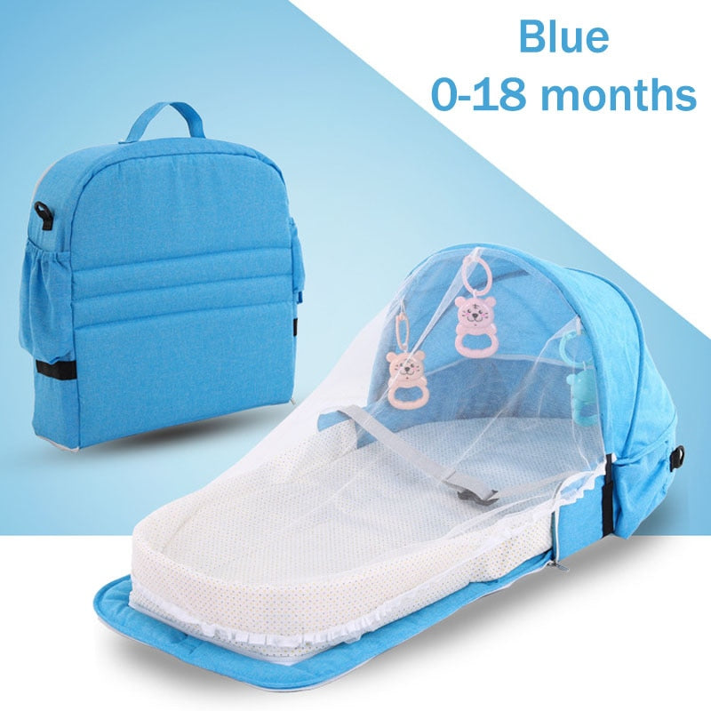Portable Foldable Crib Baby Nest Backpack – Halri