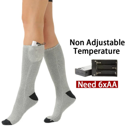 Warm Electric Heated Socks for Men and Women
