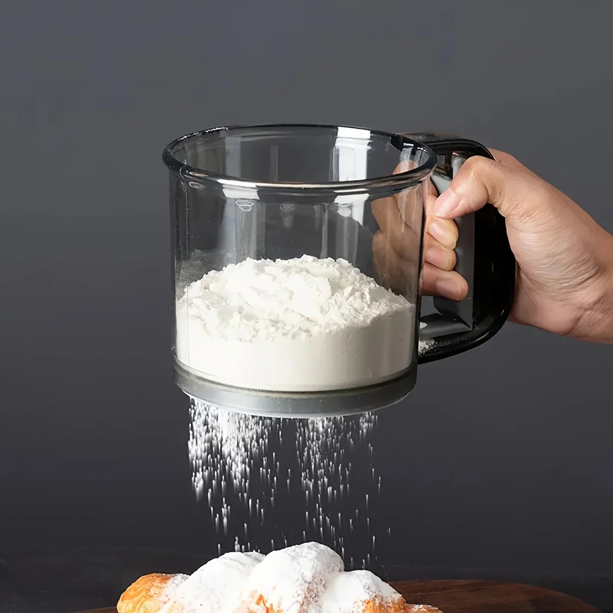 Easy Use Double Flour Sifter Set with Fine Mesh - Halri