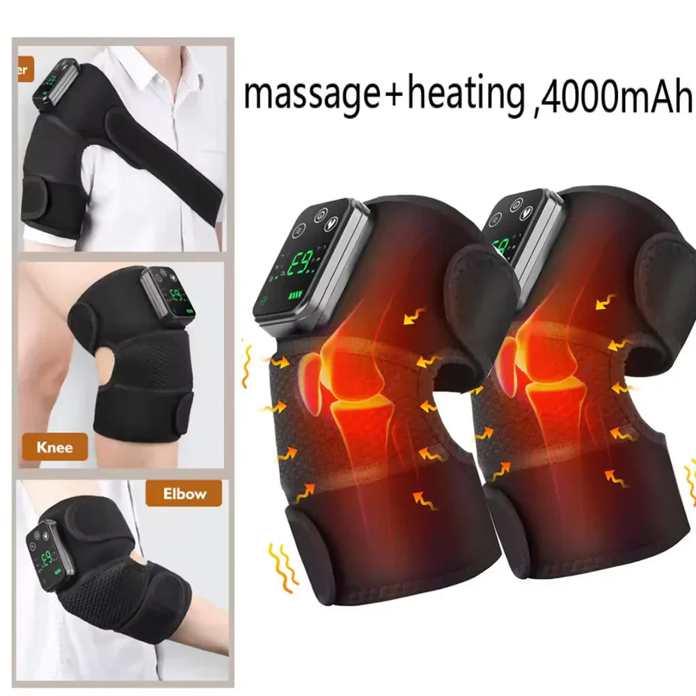 Relaxing Heat Vibration Massage Therapy Device