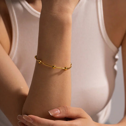 Elegant Split Ball Bangle Bracelet - Halri