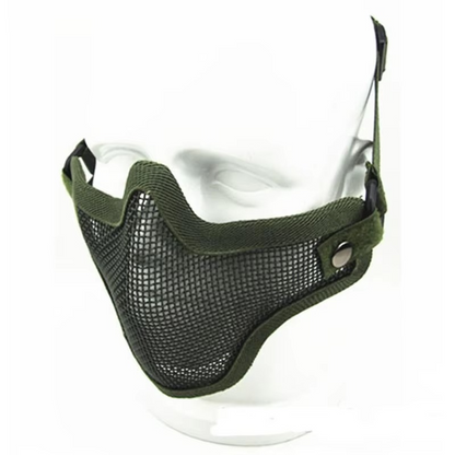 Tactical Camo Metal Mesh Face Protector Mask
