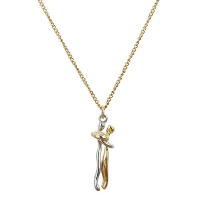 Trendy Fit Hug Pendant Necklace - Halri