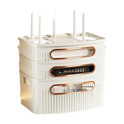 Protective Mesh Home Router Storage Case Organizer - Halri
