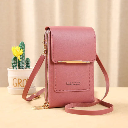 Safe RFID Blocking Cross Body Purse Travel Wallet