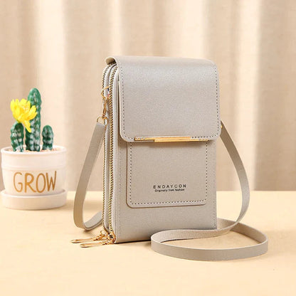 Safe RFID Blocking Cross Body Purse Travel Wallet
