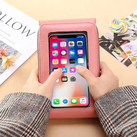 Safe RFID Blocking Cross Body Purse Travel Wallet