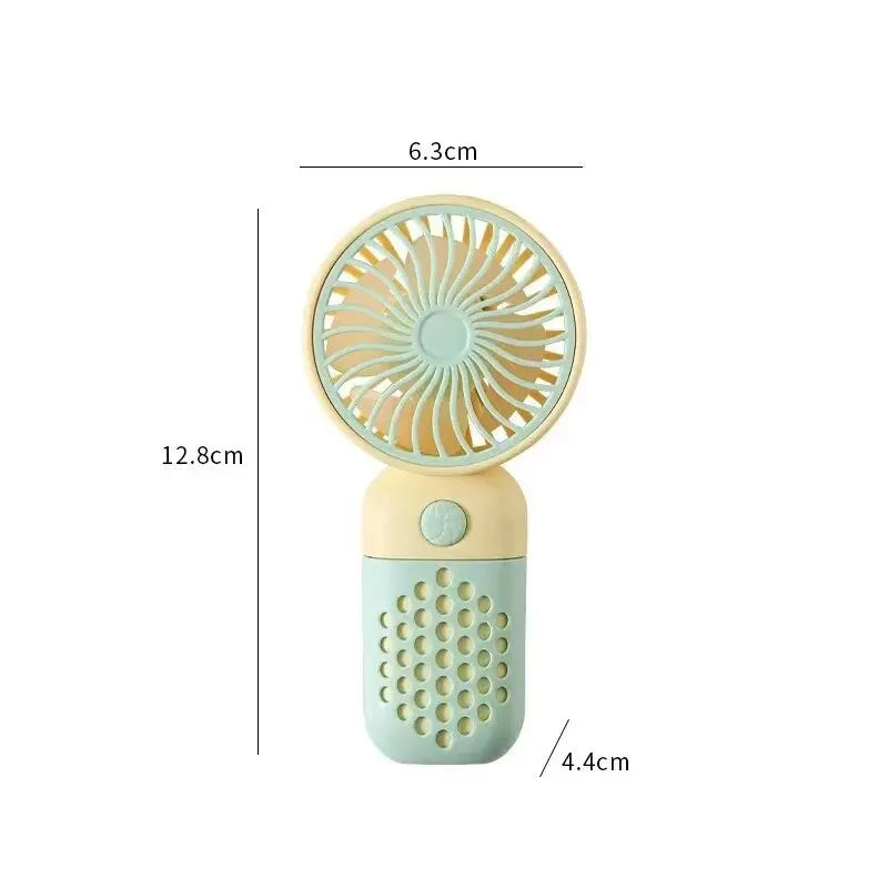 Compact Rechargeable Mini Hand Fan with Scent - Halri