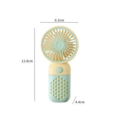 Compact Rechargeable Mini Hand Fan with Scent - Halri