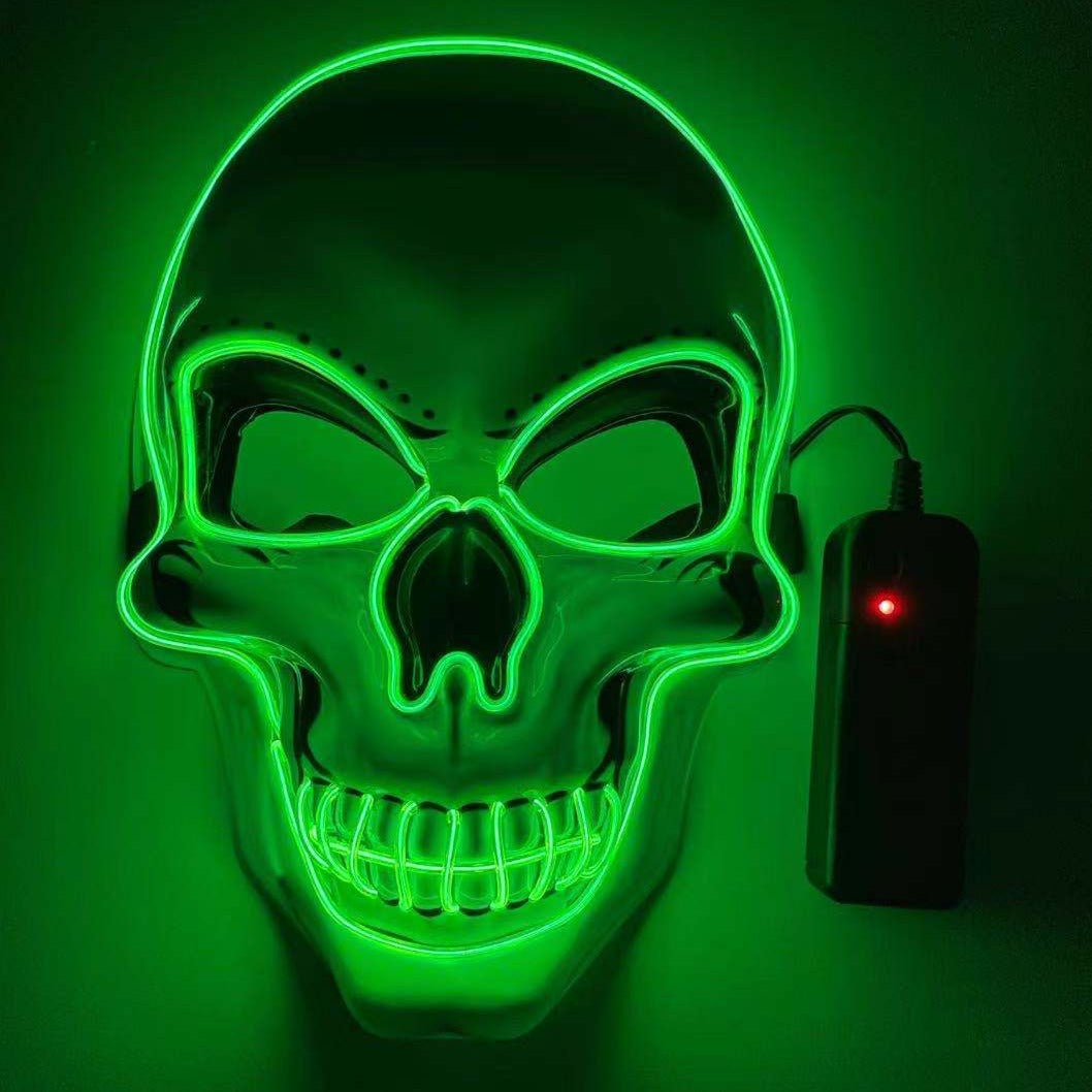 Glowing LED Skull Party Mask - Halri