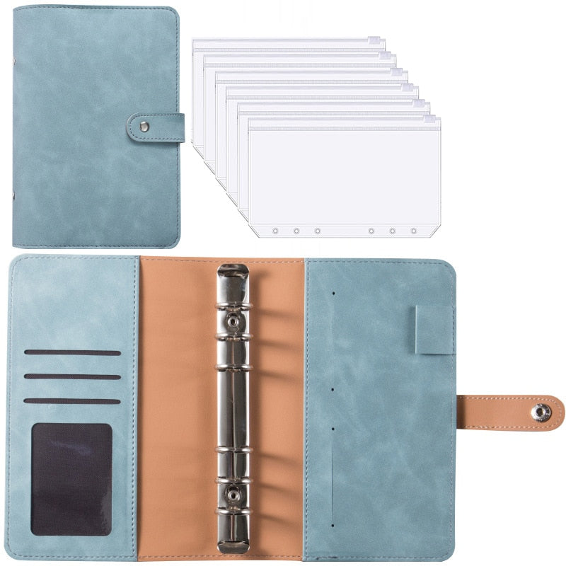 Practical Leather Wallet Planner Notebook Organizer