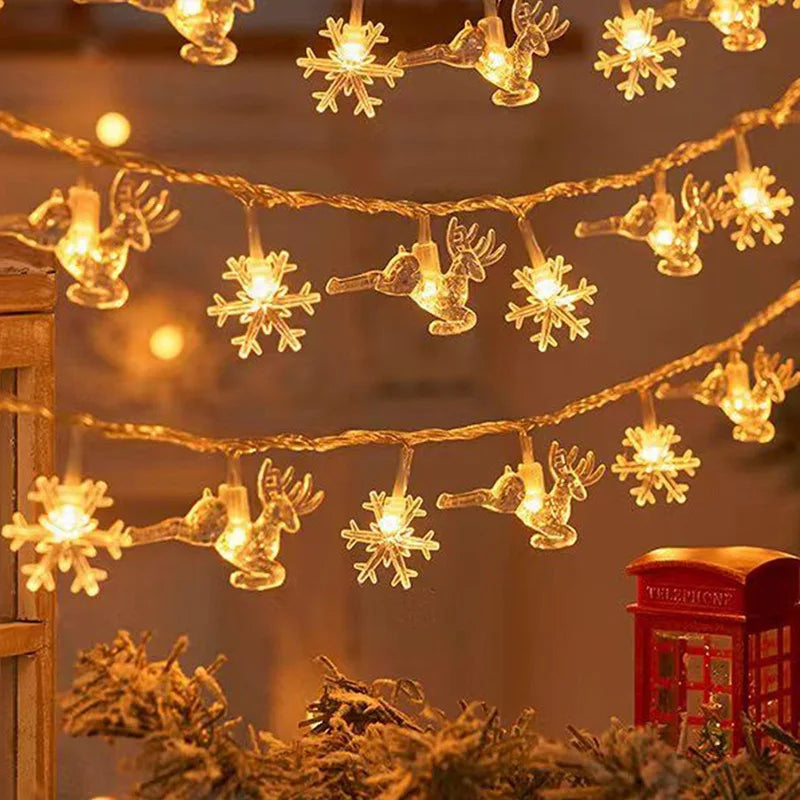 Colorful LED Fairy String Lights for Christmas Tree