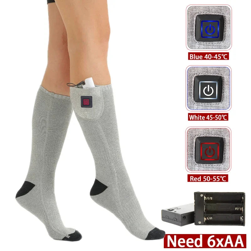 Warm Electric Heated Socks for Men and Women