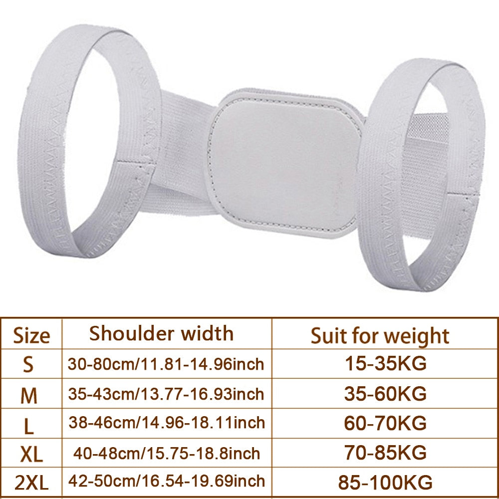 Comfortable Back Support Adjustable Posture Correction Belt
