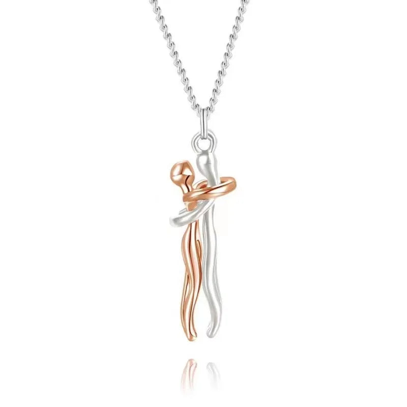 Trendy Fit Hug Pendant Necklace